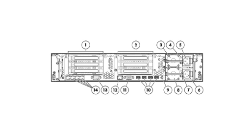 نمای جلو سرور HP DL380p G8