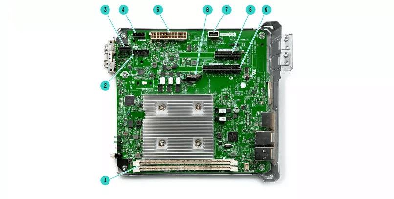 نمای داخلی MicroServer Gen10 
